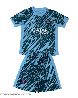 Paris Saint-Germain Portiere Maglia Gara Trasferta Repliche 2024-25 Bambino